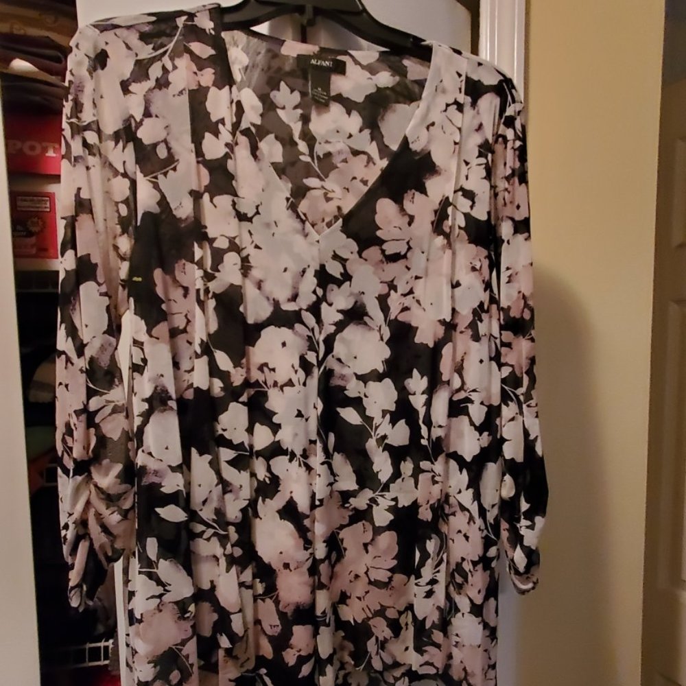 long sleeve sheer top